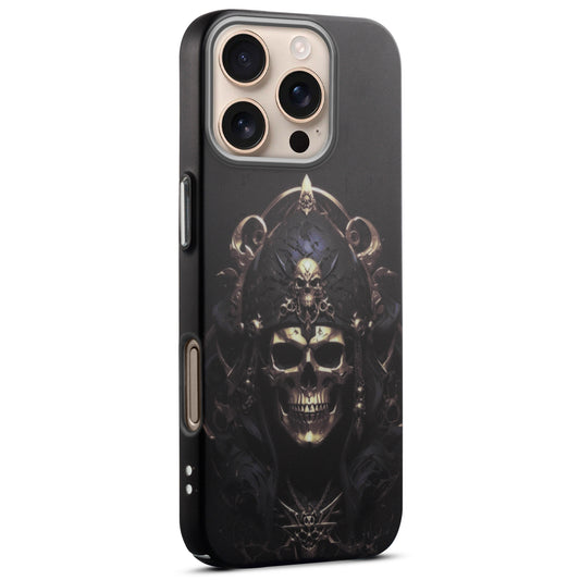 Nightfall Skull Cluster Design With Hard Back Case For Apple iPhone 16 Pro