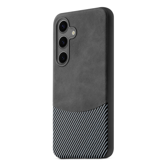 Modern Hybrid PU Leather With Checks Design Back Case For Samsung S Series with Sophisticated Style