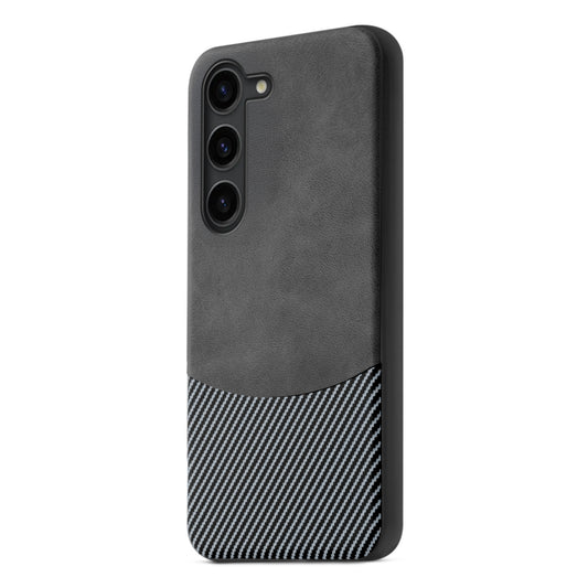 Modern Hybrid PU Leather With Checks Design Back Case For Samsung S Series with Sophisticated Style