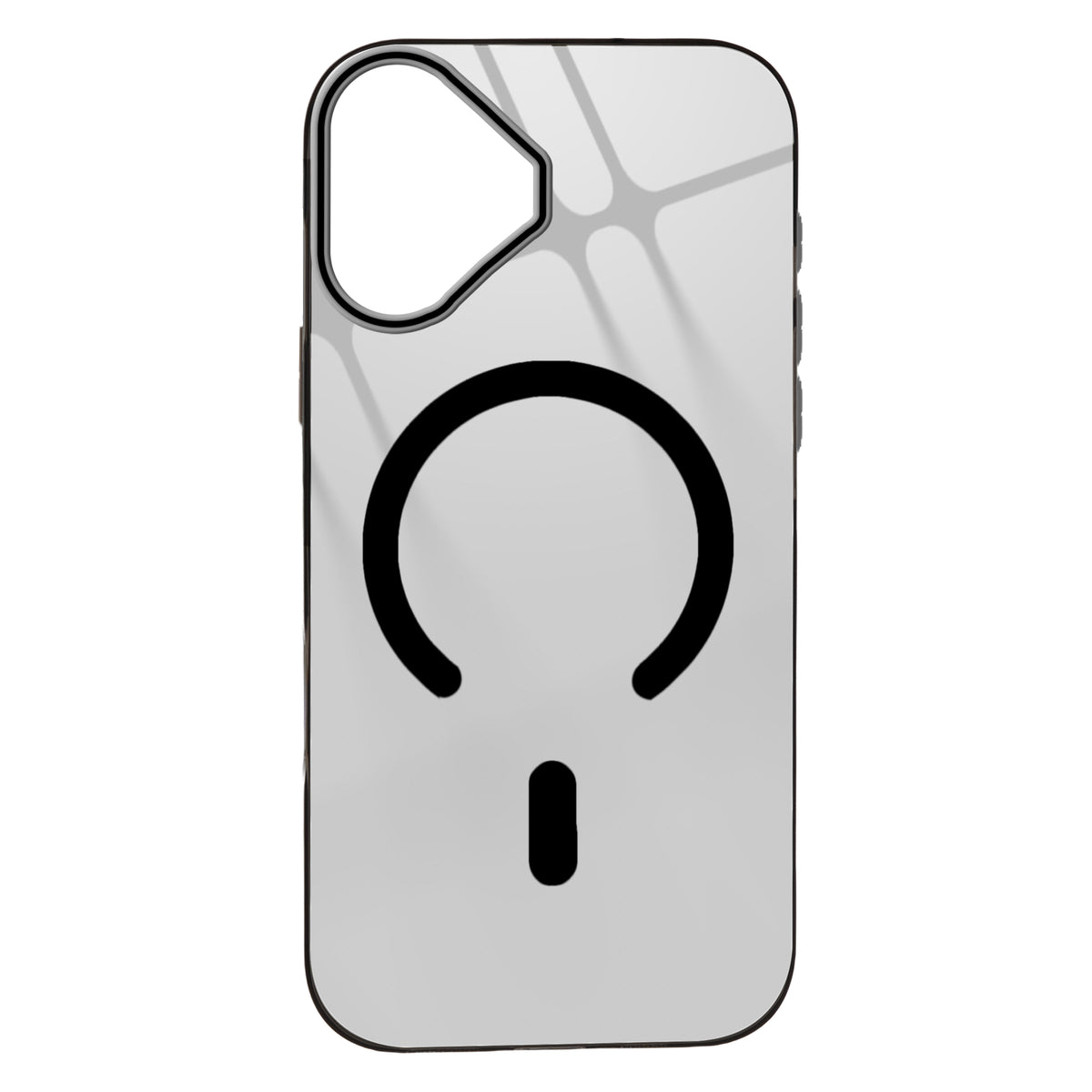 Anti-Yellow Colored Camera Line Case Support Wireless Charging Back Cover For Apple iPhone 17