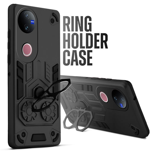 Heavy Duty Shockproof Case with Reinforced Corners for Vivo V50 5G , Soft Cushioning & Camera Protection