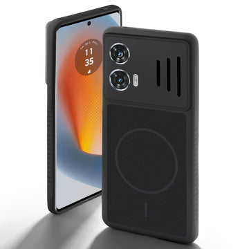 Dual Tone Silicone Grip Back Cover with Camera Protection for Motorola Moto Edge 50 Fusion 5G