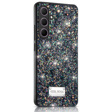 Sparkling Glitter Sequin Case with Camera Shield Back Cover For Samsung A35 5G