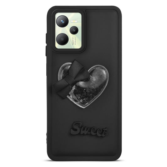 Bow Heart Cute Phone Back Cover for Realme C35