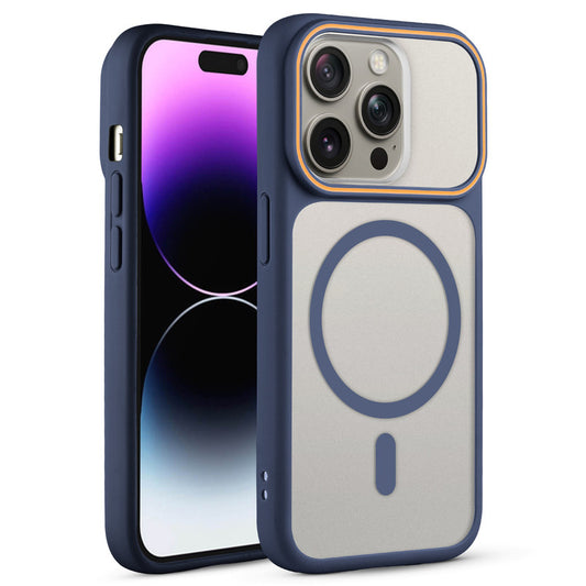 Premium MagSafe Case for Apple iPhone 14 Pro Max with Frosted Back, Soft Silicone Edges & Raised Camera Protection