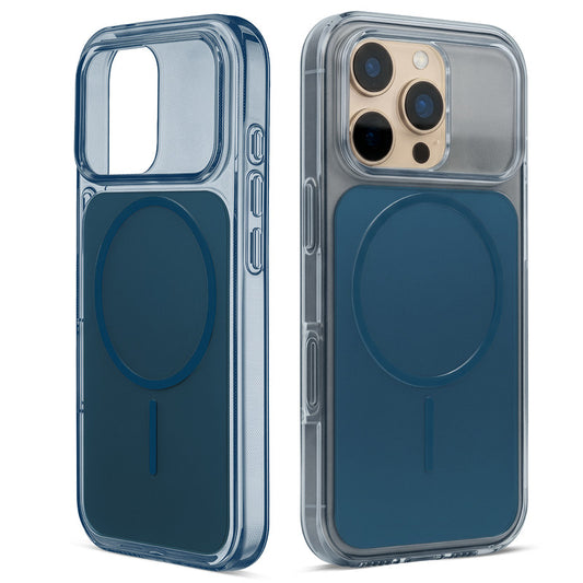 Silicone Hybrid Hard Back Cover with Wireless Charging Support for Apple iPhone 16 Pro