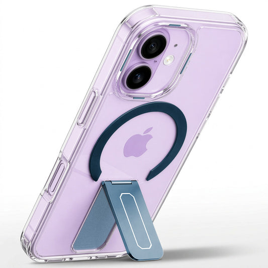 Clear Case with Kickstand & Wireless Charging Support For Apple iPhone 17