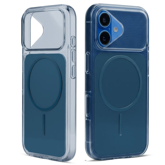 Silicone Hybrid Hard Back Cover with Wireless Charging Support for Apple iPhone 17