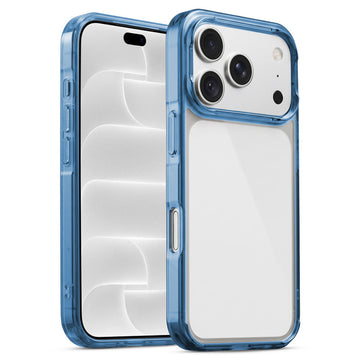 Apple iPhone 18 Pro Case with Transparent Back, Colored & Soft Edges, Hard TPU Back & Camera Protection
