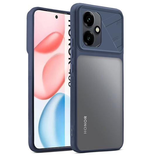 Premium Frosted Back Cover with Textured Camera Design & Metal-Look Buttons for Honor 400 5G