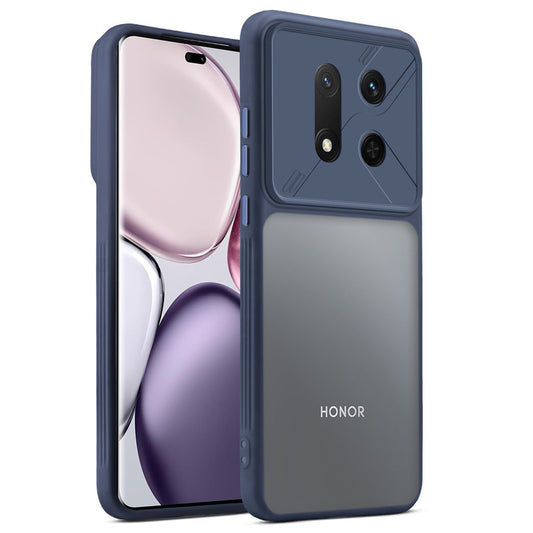 Premium Frosted Back Cover with Textured Camera Design & Metal-Look Buttons for Honor X9C 5G