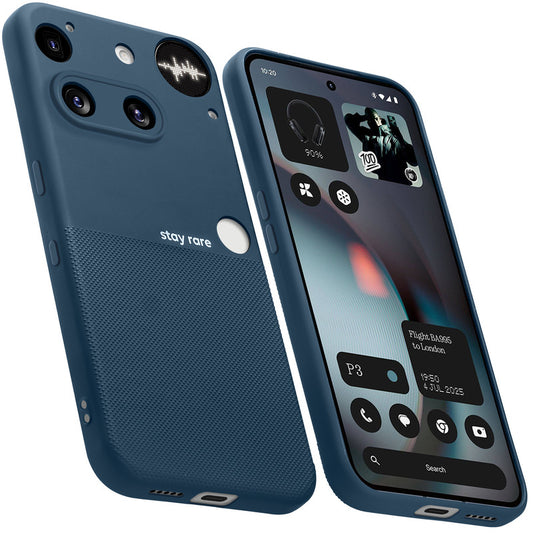 Matte Grip Silicone Case With Camera Protection & Microfiber Lining For Nothing Phone 3