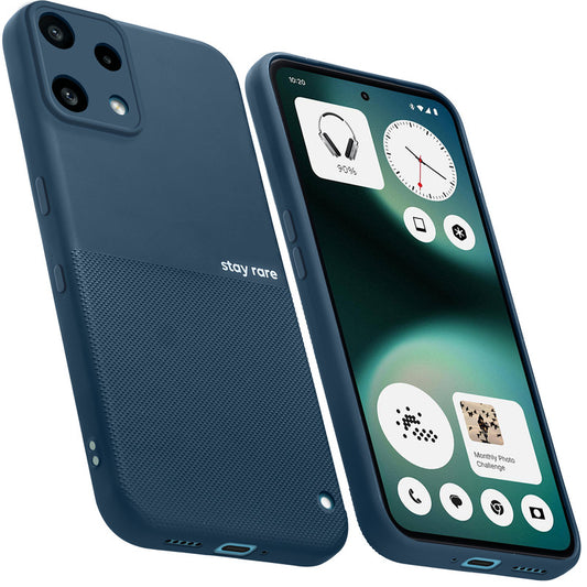 Matte Grip Silicone Case With Camera Protection & Microfiber Lining For Nothing Phone 3a Lite 5G