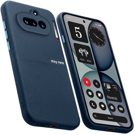 Premium Silicone Textured Case With Camera Protection & Inner Microfiber Lining Back Cover For Nothing Phone 4A 5G