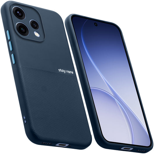 Premium Silicone Textured Case With Camera Protection & Inner Microfiber Lining Back Cover For OPPO Reno 15 5G