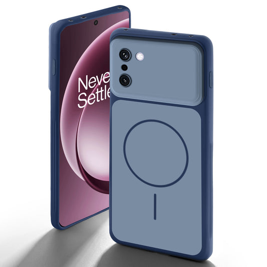 Dual tone silicone Blue back cover for OnePlus 15R 5G showing camera protection and design