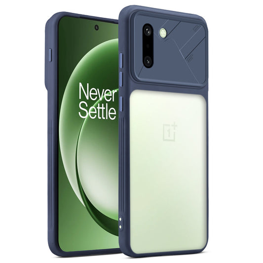 Premium Frosted Back Cover with Textured Camera Design & Metal-Look Buttons for OnePlus 15R 5G