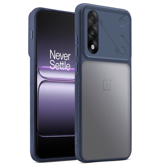 Premium Frosted Back Cover with Textured Camera Design & Metal-Look Buttons for OnePlus Nord 5 5G