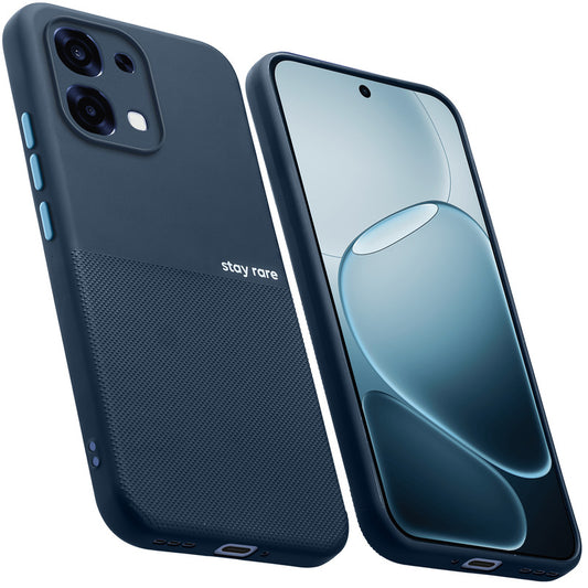 Premium Silicone Textured Case With Camera Protection & Inner Microfiber Lining Back Cover For Oppo F31 5G