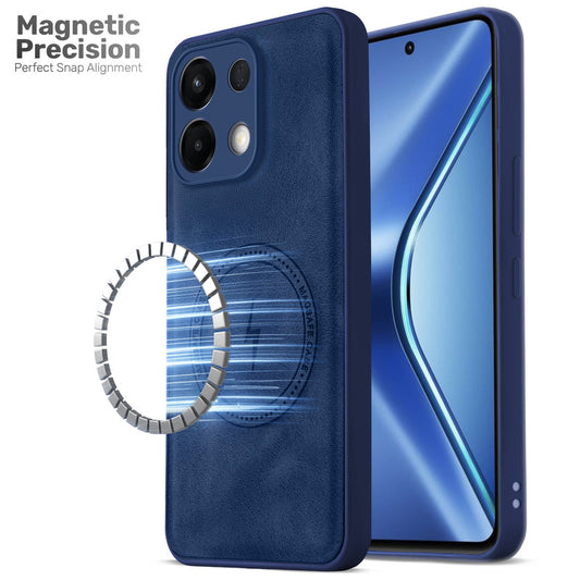 Refined PU Leather Case for Oppo K13 5G , with Support for MagSafe & Wireless Accessories