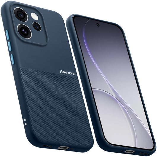 Premium Silicone Textured Case With Camera Protection & Inner Microfiber Lining Back Cover For Oppo Reno 15 Pro Mini 5G