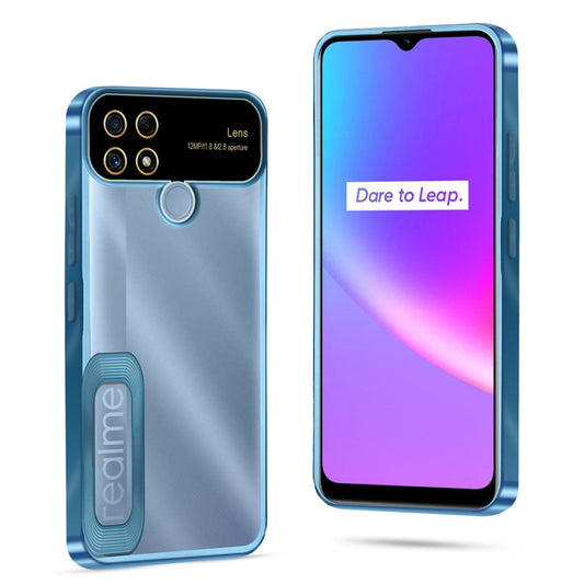 Clear Logo Cut Case with Raised Camera Guard for Realme C12