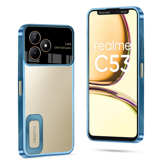 Clear Logo Cut Case with Raised Camera Guard for Realme C53