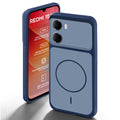 Blue back cover for Redmi 15A 5G with camera cut protection and ring design on back side.
