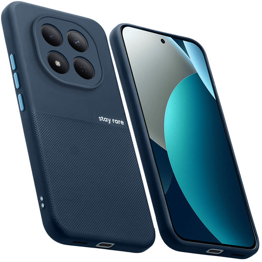 Premium Silicone Textured Case With Camera Protection & Inner Microfiber Lining Back Cover For Redmi Note 15 Pro 5G