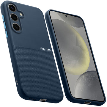 Premium Silicone Textured Case With Camera Protection & Inner Microfiber Lining Back Cover For Samsung S24 5G