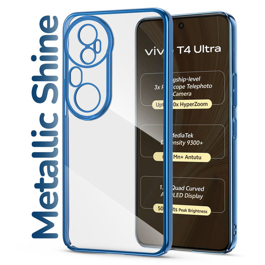 Shiny Edge Hard Case For Vivo T4 Ultra 5G