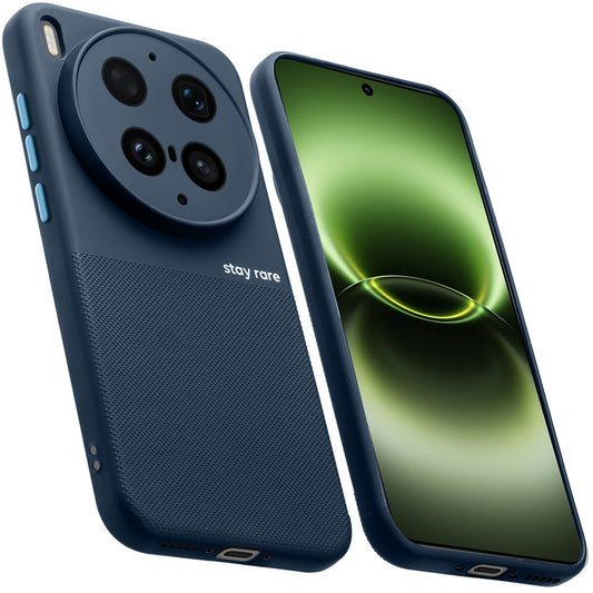 Premium Silicone Textured Case With Camera Protection & Inner Microfiber Lining Back Cover For Vivo X300 Ultra 5G