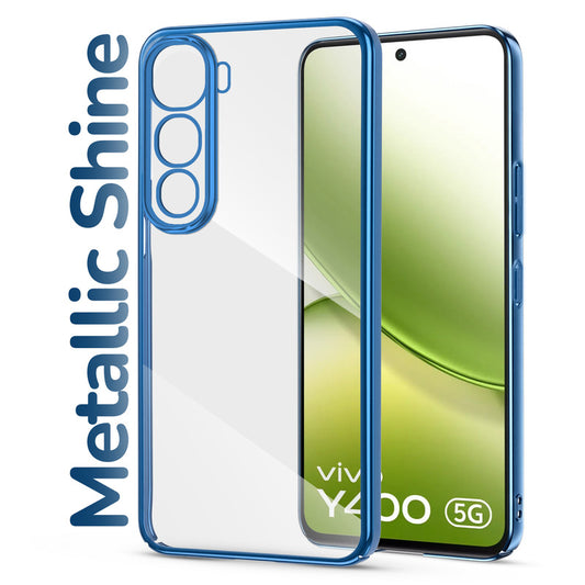 Shiny Edge Cuts Case for Vivo Y400 5G