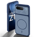 Blue back cover for iQOO Z11 5G with camera cut protection and ring design on back side.
