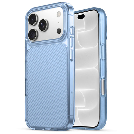 Premium Anti-Yellow Carbon Fiber Case for Apple iPhone 18 Pro with Rigid Build & Raised Camera Protection