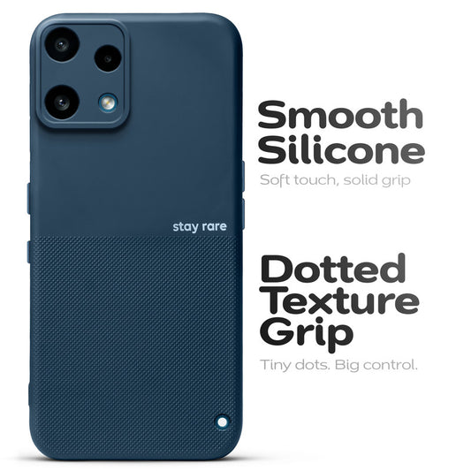 Matte Grip Silicone Case With Camera Protection & Microfiber Lining For Nothing Phone 3a Lite 5G