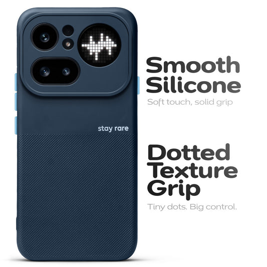 Premium Silicone Textured Case With Camera Protection & Inner Microfiber Lining Back Cover For Nothing Phone 4A Pro 5G
