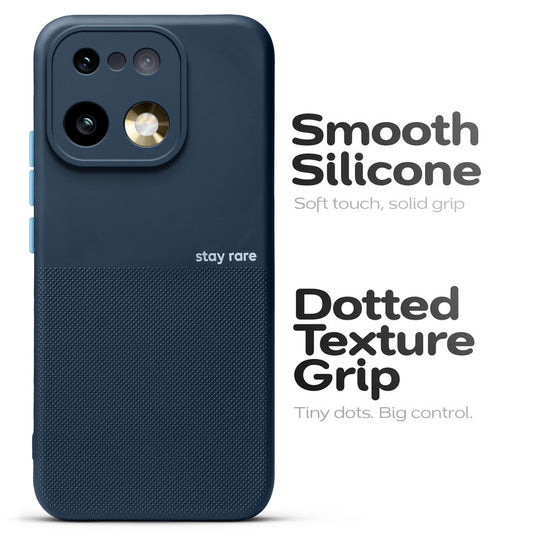 Premium Silicone Textured Case With Camera Protection & Inner Microfiber Lining Back Cover For Realme 16 Pro Plus 5G