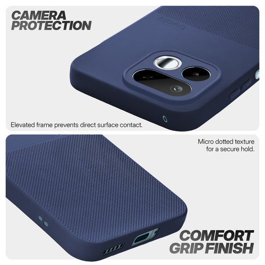 Durable Silicone Matte Back Cover with Textured Grip & Raised Camera Edges for Realme 16T 5G