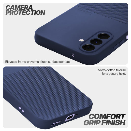 Durable Silicone Matte Back Cover with Textured Grip & Raised Camera Edges for Samsung A27 5G