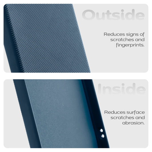 Matte Grip Silicone Case With Camera Protection & Microfiber Lining For Poco X8 Pro 5G