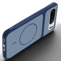 Angled view of Blue mobile case for Realme 16 5G with proper charging port cutout, speaker holes and strong corner protection.
