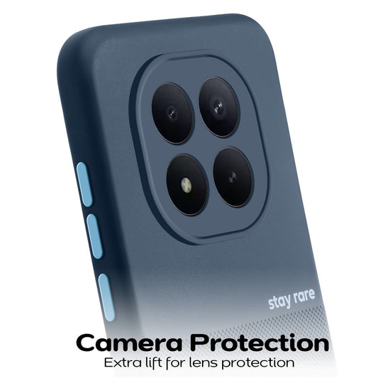 Premium Silicone Textured Case With Camera Protection & Inner Microfiber Lining Back Cover For Redmi Note 15 Pro Plus 5G