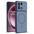 Full protective dual tone Blue silicone case for OnePlus 15 5G showing front and back design coverage