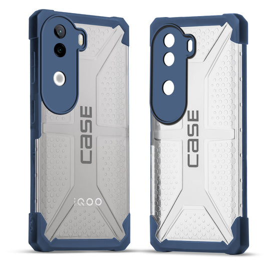 Impact-Resistant Frosty Case with Dual-Layer Protection Back Case For iQOO Z9s 5G