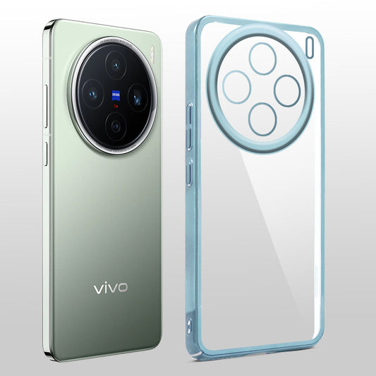 Crystal Clear Premium Shiny Edges Hard Back Case For Vivo X200 5G