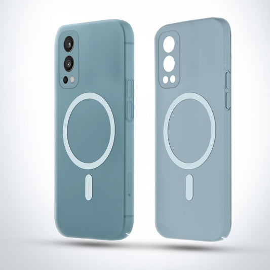 Sleek Frosted Matte Hard Back Cover With MagSafe Compatible Back Case for OnePlus Nord 2
