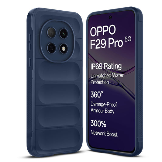 Premium Liquid Silicone Comfort Grip Case for Oppo F29 Pro 5G with Soft Touch Matte TPU