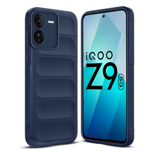 Premium Liquid Silicone Comfort Grip Case for iQOO Z9 5G with Soft Touch Matte TPU