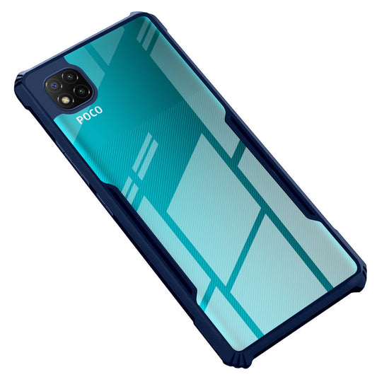 Premium Acrylic Transparent Back Cover for Poco C3